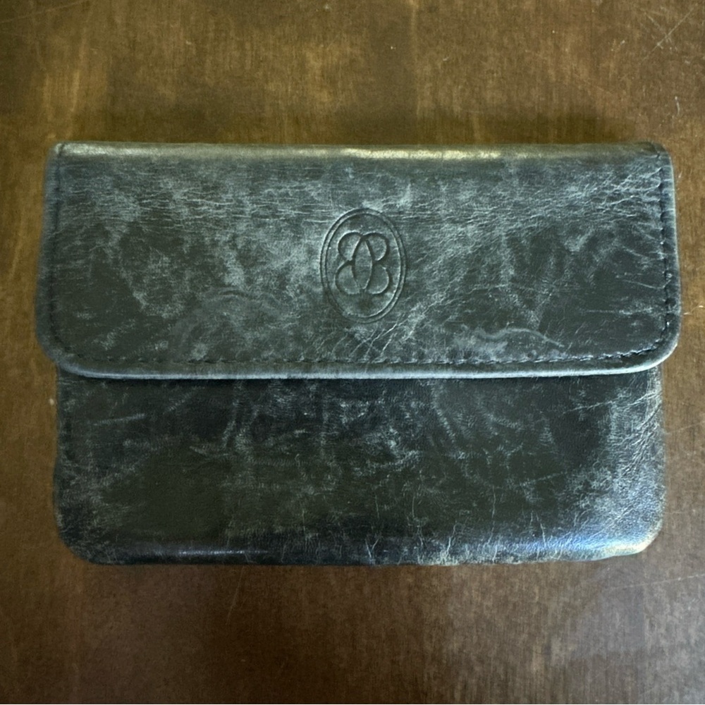 VTG Buxton Coin Purse Genuine‎ Leather **Shows Significant Wear**